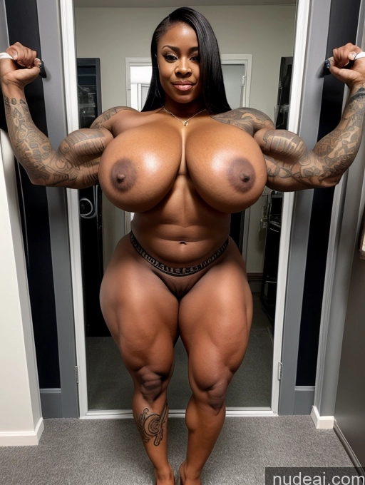 related ai porn images free for Bodybuilder Huge Boobs Tattoos Big Ass Thick Muscular Beautiful Nigerian