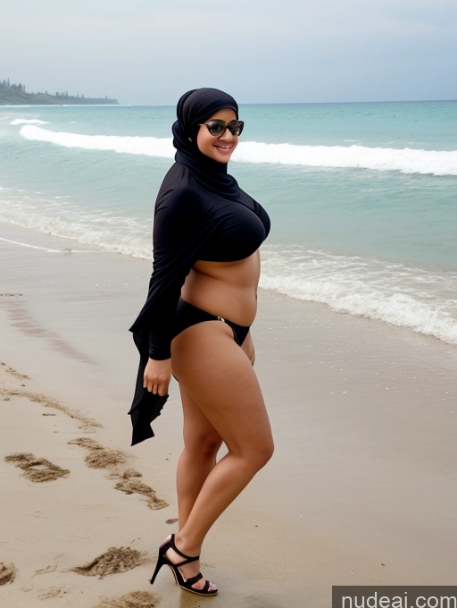 related ai porn images free for One Milf Busty Perfect Boobs Big Ass Chubby Perfect Body 40s Happy Black Hair Malaysian Beach Front View Niqab High Heels Short Hair Bikini