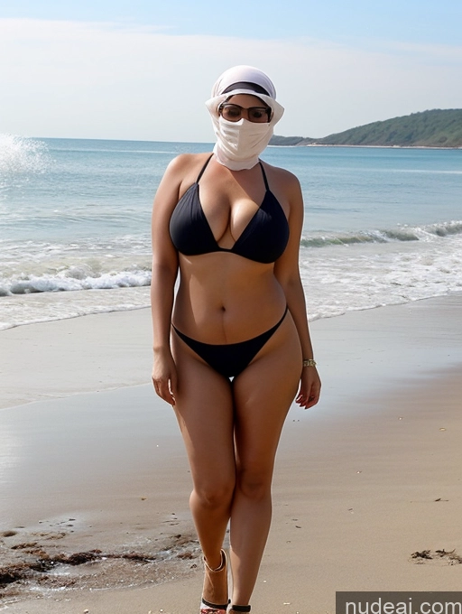 related ai porn images free for One Milf Busty Perfect Boobs Big Ass Chubby Perfect Body 40s Happy Black Hair Malaysian Beach Front View Niqab High Heels Short Hair Bikini Transparent Face Mask