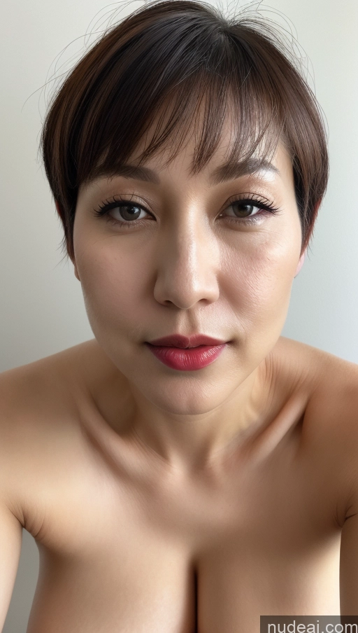 related ai porn images free for Woman One Huge Boobs Beautiful Lipstick Fairer Skin 40s Short Hair Korean Close-up View Detailed Simple