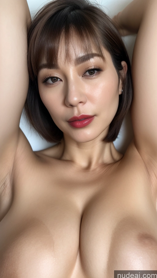 related ai porn images free for Woman One Huge Boobs Beautiful Lipstick Fairer Skin 40s Short Hair Korean Close-up View Detailed Simple