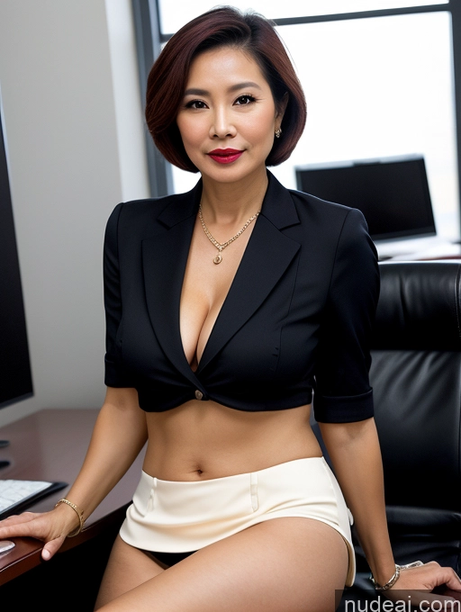 related ai porn images free for Milf Perfect Boobs Lipstick 50s Pixie Vietnamese Spreading Legs Casual Partially Nude Dark Lighting Several Office Blouse Mini Skirt Suit