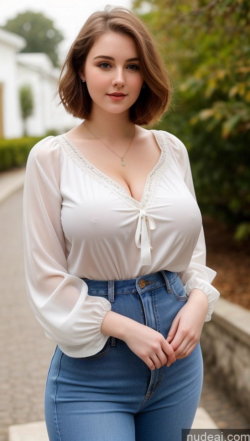 related ai porn images free for Beautiful Perfect Boobs Busty Big Hips Fairer Skin Thick 18 Brunette Bobcut Russian Detailed Blouse Jeans