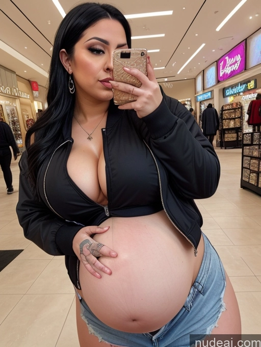 related ai porn images free for Big Ass Chubby Thick Big Hips Fat Pregnant Latina Dark_Fantasy_Style Belly Inflation, Cuminflation, Overeating Cleavage Bright Lighting Detailed Tattoos Jacket Jeans Mall Tank Top