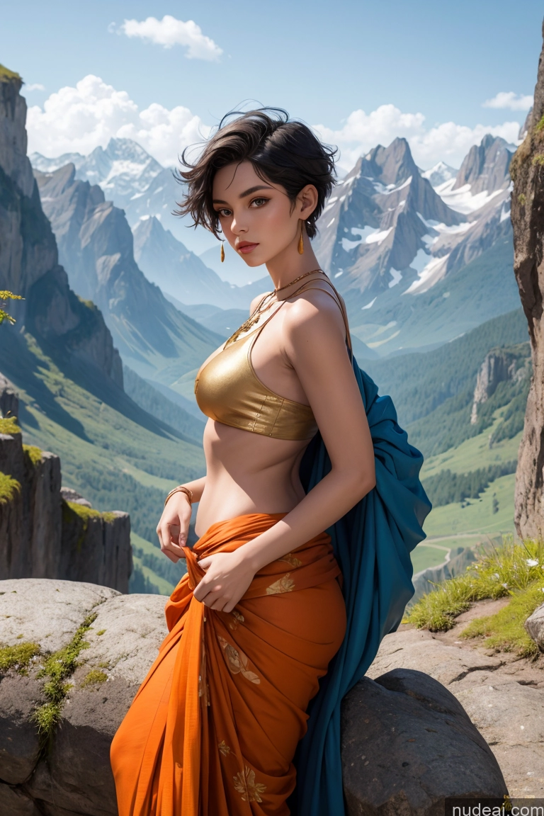 related ai porn images free for Two Big Ass Pubic Hair Perfect Body Short Small Tits 18 Black Hair Pixie Dark Fantasy Mountains Model Sari