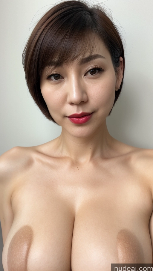 related ai porn images free for Woman One Huge Boobs Beautiful Lipstick Fairer Skin 40s Short Hair Korean Close-up View Detailed Simple