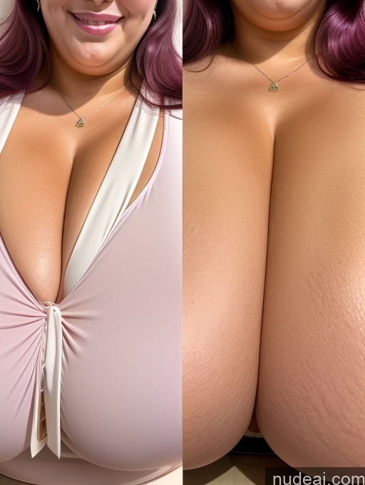 related ai porn images free for Miss Universe Model Thick Chubby Fat Busty Huge Boobs Perfect Boobs Beautiful 30s Happy Filipina Blouse Cleavage Onoff Close-up View Purple Hair