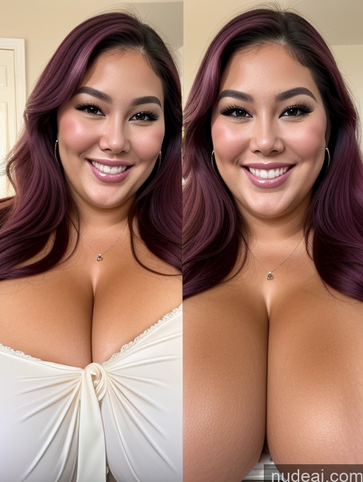 related ai porn images free for Miss Universe Model Thick Chubby Fat Busty Huge Boobs Perfect Boobs Beautiful 30s Happy Filipina Blouse Cleavage Onoff Close-up View Purple Hair