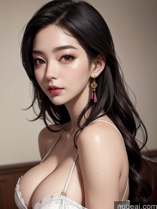 ai nude image of araffed asian woman with big breast posing for a picture pics of Korean Perfect Boobs Secretary