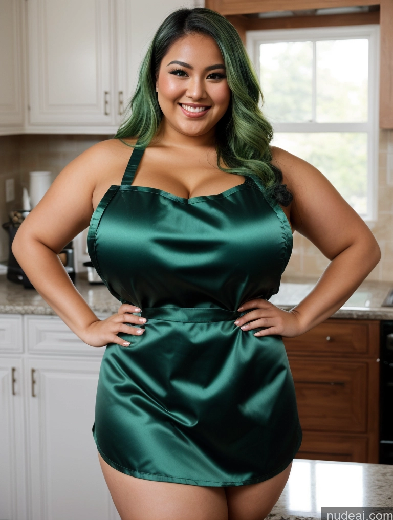 related ai porn images free for Sorority Busty Huge Boobs Perfect Boobs Beautiful Chubby Fat Thick 30s Happy Green Hair Apron Satin Cleavage Close-up View Filipina