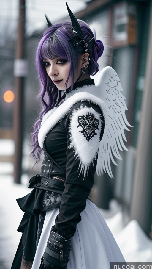 related ai porn images free for Athlete Perfect Boobs Purple Hair Ethiopian Snow Close-up View Angel Gothic Punk Girl