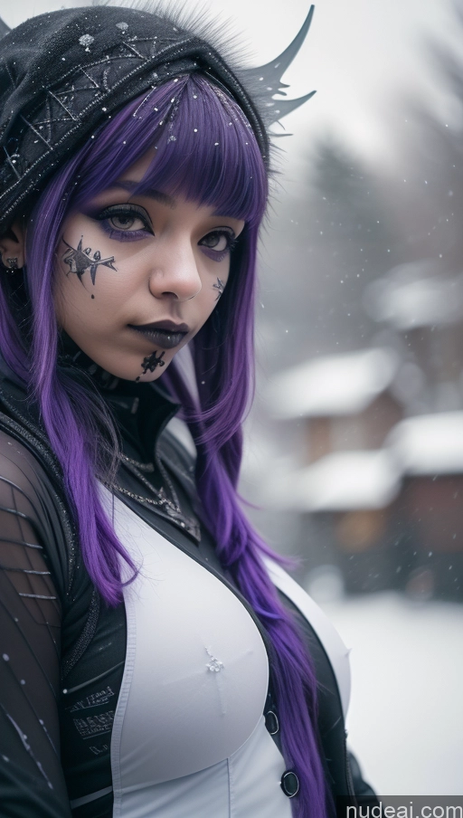 related ai porn images free for Athlete Perfect Boobs Purple Hair Ethiopian Snow Close-up View Angel Gothic Punk Girl