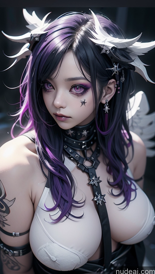 related ai porn images free for Athlete Perfect Boobs Purple Hair Ethiopian Snow Close-up View Angel Gothic Punk Girl