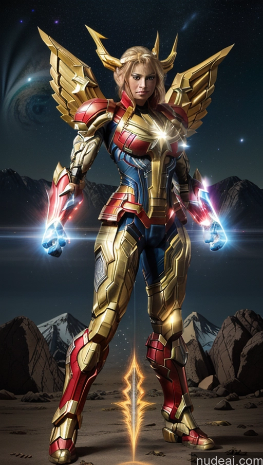 related ai porn images free for Busty Abs Captain Marvel Bodybuilder Muscular SuperMecha: A-Mecha Musume A素体机娘 Has Wings Powering Up