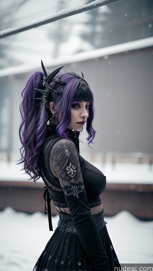 related ai porn images free for Athlete Purple Hair Ethiopian Snow Close-up View Angel Gothic Punk Girl Perfect Boobs Cleavage