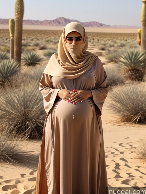 related ai porn images free for Model Huge Boobs Beautiful Tanned Skin 20s Messy Middle Eastern Oasis Niqab Stylish Gold Jewelry Pregnant