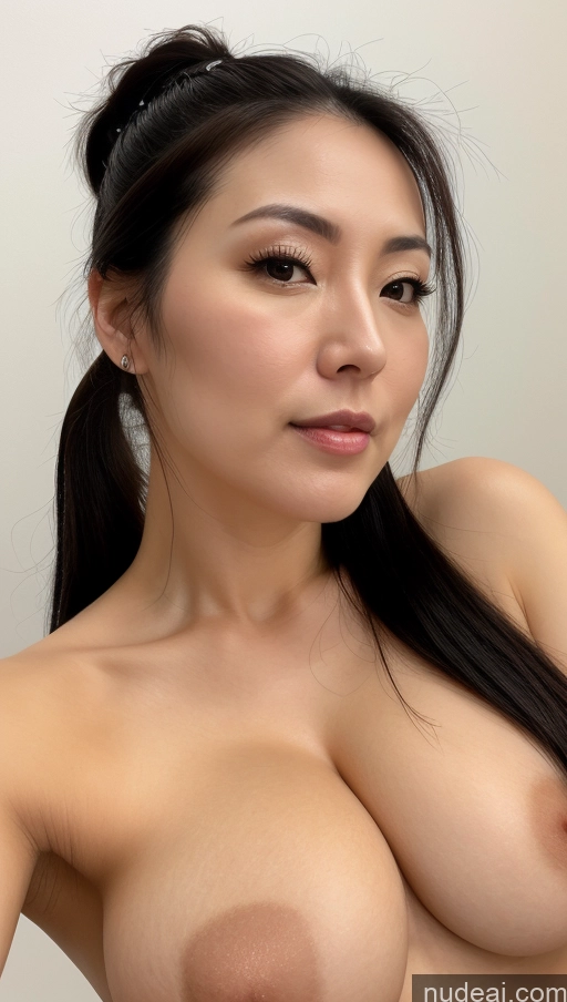 related ai porn images free for Woman One Busty Perfect Boobs Beautiful Fairer Skin 30s Black Hair Ponytail Japanese Close-up View Detailed