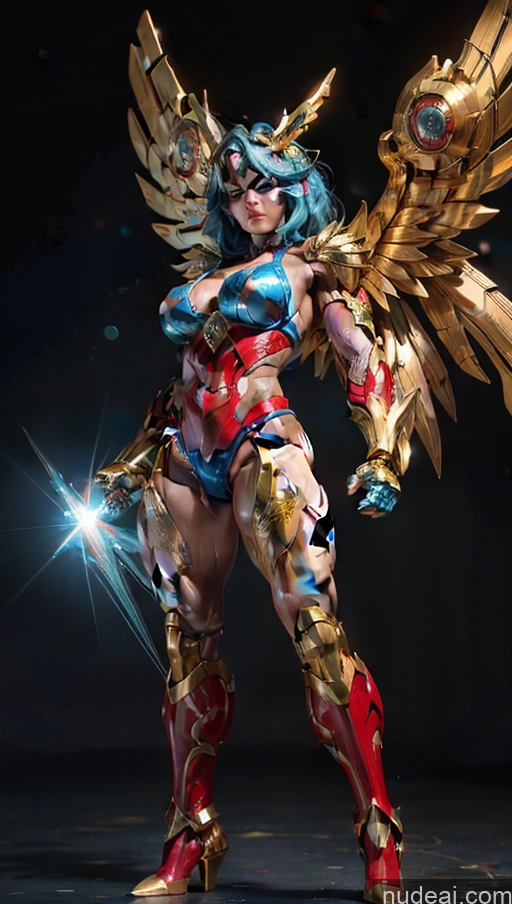 related ai porn images free for Bodybuilder Perfect Boobs Superhero Has Wings Powering Up SSS: A-Mecha Musume A素体机娘 Muscular Abs