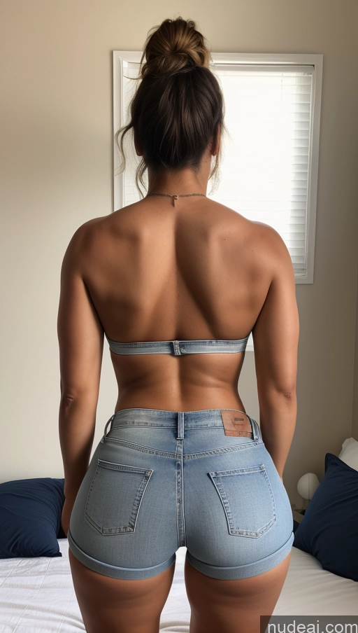 related ai porn images free for Athlete Bedroom Big Ass Big Hips Jeans Short Shorts Back View