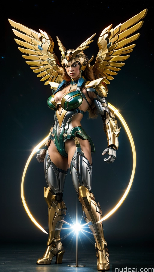 related ai porn images free for Perfect Boobs SSS: A-Mecha Musume A素体机娘 Powering Up Hawkgirl Bodybuilder Has Wings