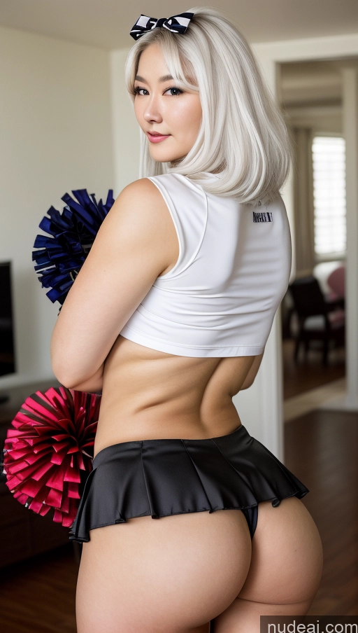 related ai porn images free for Milf Two Huge Boobs Big Ass Big Hips White Hair Korean Cheerleader Microskirt 18 Back View