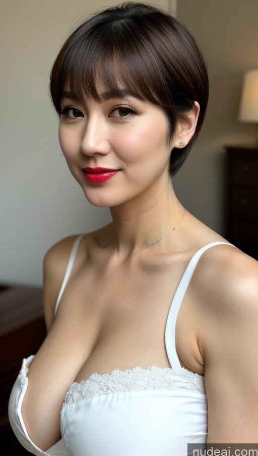 related ai porn images free for Woman One Huge Boobs Beautiful Lipstick Fairer Skin 40s Short Hair Korean Close-up View Detailed Dress Traditional