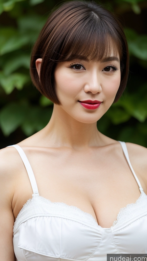 related ai porn images free for Woman One Huge Boobs Beautiful Lipstick Fairer Skin 40s Short Hair Korean Dress Traditional Close-up View Detailed