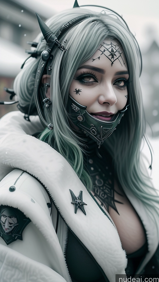 related ai porn images free for Milf Chubby Green Hair Ethiopian Snow Laughing Futuristic Busty Perfect Boobs Close-up View Gothic Punk Girl Cleavage