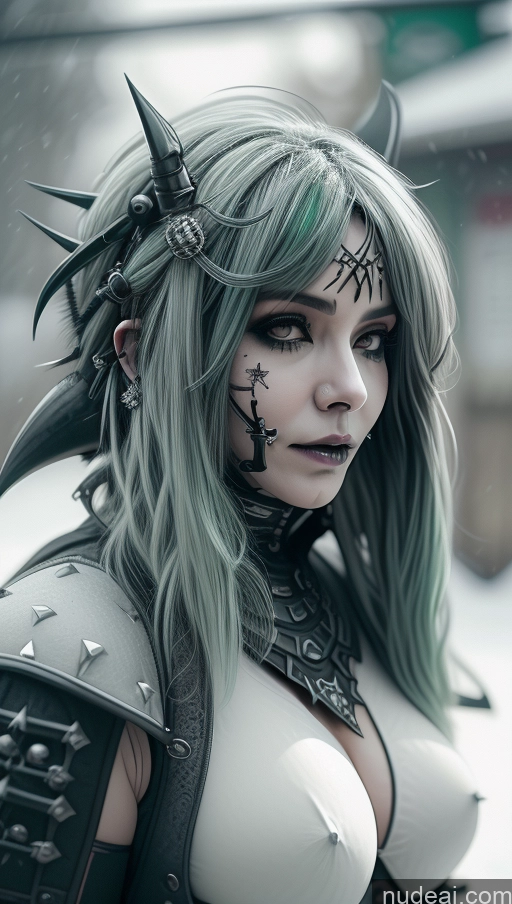 related ai porn images free for Milf Chubby Green Hair Ethiopian Snow Laughing Futuristic Busty Perfect Boobs Close-up View Gothic Punk Girl Cleavage