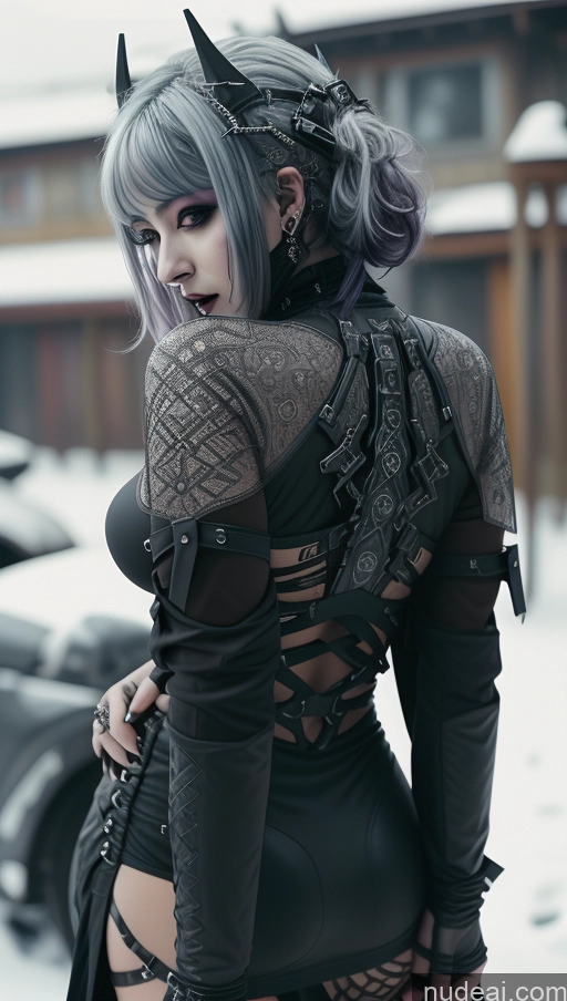 related ai porn images free for Milf Chubby Ethiopian Snow Futuristic Busty Goth Close-up View Perfect Boobs Gothic Punk Girl Purple Hair Topless Laughing