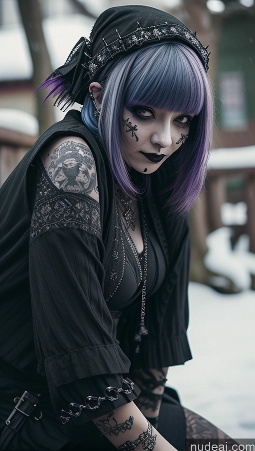 related ai porn images free for Milf Busty Chubby Short Hair Laughing Purple Hair Ethiopian Snow Close-up View Goth Gothic Punk Girl Tattoos Perfect Boobs