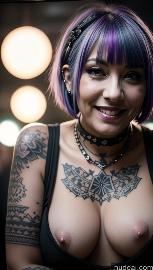 related ai porn images free for Milf Busty Chubby Short Hair Laughing Purple Hair Ethiopian Tattoos Perfect Boobs Gothic Punk Girl Club Close-up View