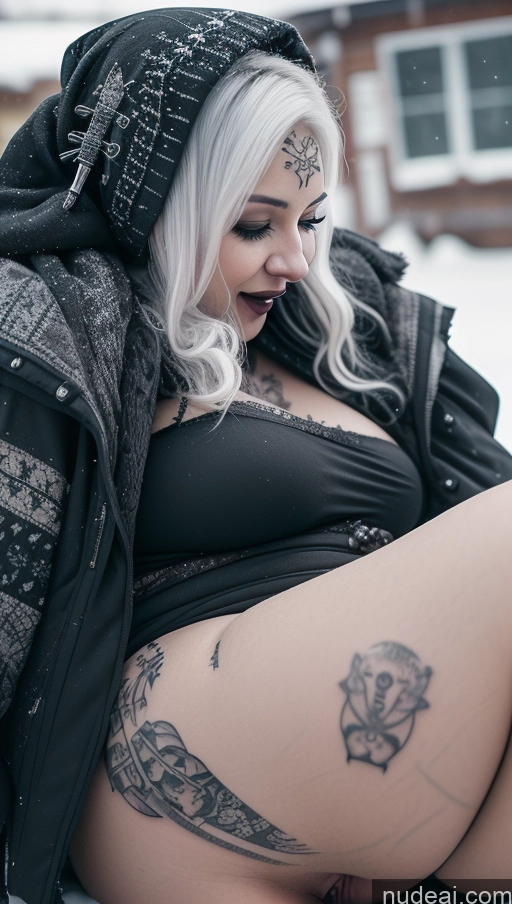 ai nude image of arafed woman with a tattoo on her stomach and a hoodie pics of Milf Chubby Ethiopian Tattoos Gothic Punk Girl Laughing Perfect Boobs Busty Close-up View Snow Spreading Legs