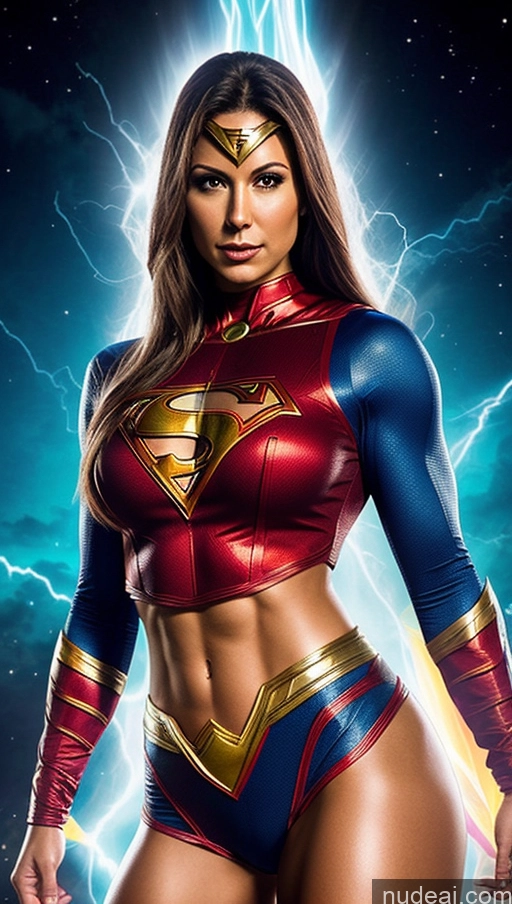 related ai porn images free for Abs Perfect Boobs Superhero Several Muscular Superheroine Powering Up