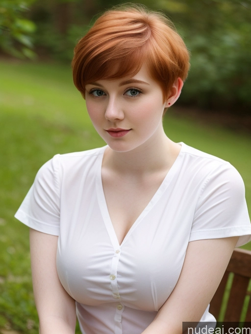 related ai porn images free for Busty Perfect Boobs Beautiful Fairer Skin Thick 18 Ginger Pixie Russian Close-up View Shirt