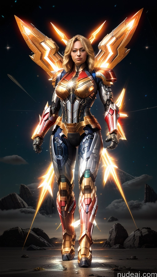 related ai porn images free for Busty Muscular Abs Several SuperMecha: A-Mecha Musume A素体机娘 Captain Marvel Powering Up Cyborg Has Wings