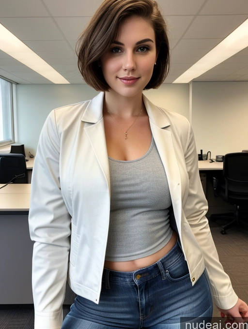 related ai porn images free for Perfect Boobs Beautiful Big Hips Fairer Skin 18 Brunette Russian Short Hair Jacket Shirt Professor Office Jeans Perfect Body Skinny