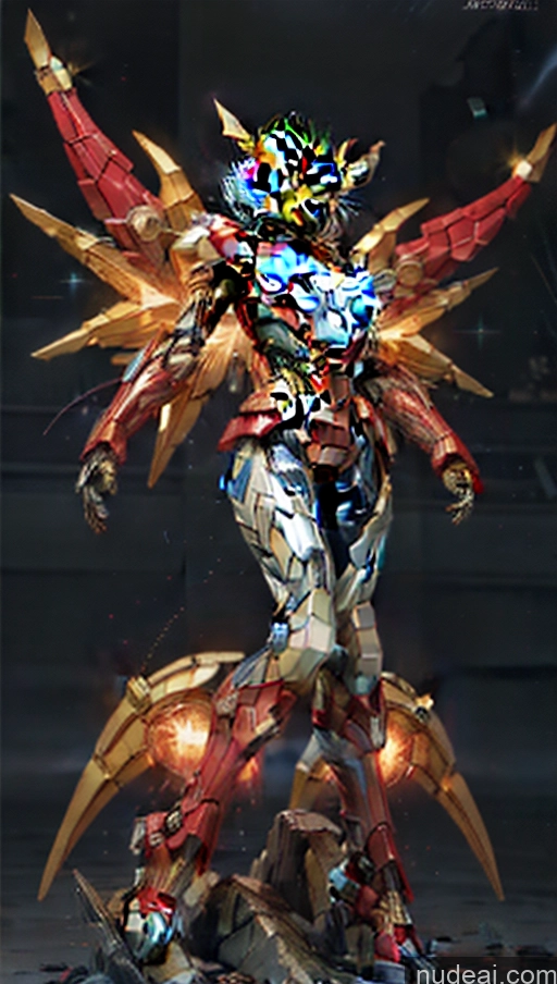 ai nude image of arafed image of a robot with a large body and wings pics of Busty Muscular Abs Several SuperMecha: A-Mecha Musume A素体机娘 Captain Marvel Powering Up Cyborg Has Wings Dynamic View Heat Vision Science Fiction Style SSS: A-Mecha Musume A素体机娘 Shower