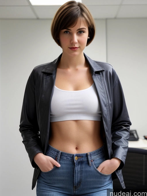 related ai porn images free for Perfect Boobs Beautiful Big Hips Fairer Skin 18 Brunette Russian Short Hair Jacket Shirt Professor Office Jeans Perfect Body Skinny