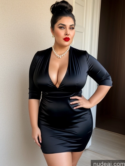 related ai porn images free for Chubby Fat Thick Big Ass Big Hips Short 80s Hair Bun Dress Pearl Jewelry Huge Boobs Shocked Arabic Satin Lipstick Black Hair 60s