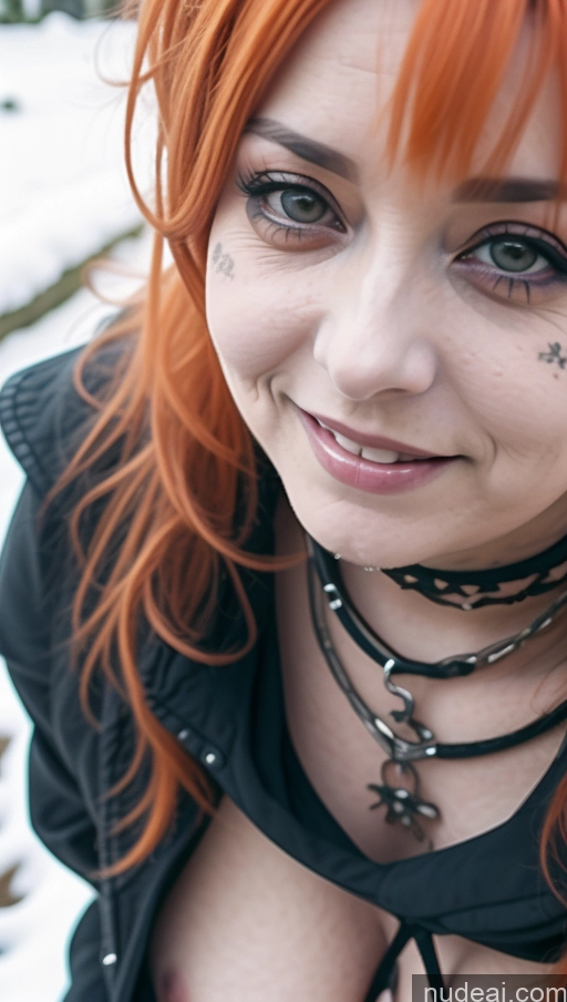 related ai porn images free for Busty Perfect Boobs Chubby Laughing Ginger Ethiopian Snow Close-up View AliceDV Gothic Punk Girl Milf