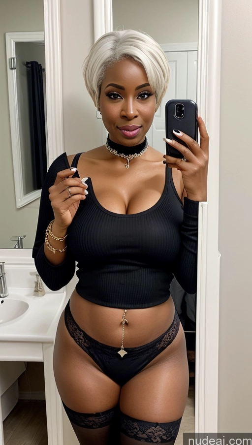 related ai porn images free for Milf Big Ass Big Hips Seductive White Hair Pixie African Mirror Selfie Bathroom Front View Choker Jewelry Perfect Boobs 50s Ahegao