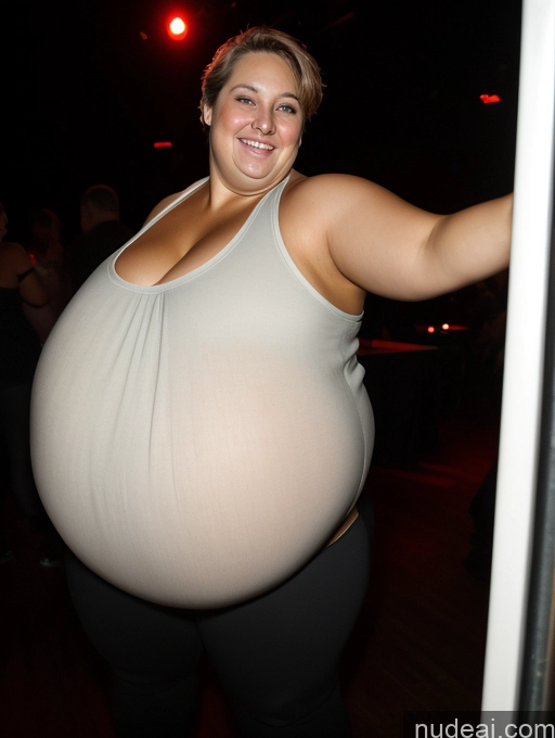 ai nude image of pregnant woman in white tank top standing in doorway at night pics of Big Ass Fat Big Hips Short Pubic Hair Short Hair 60s Brunette White High Heels Wife Or Girlfriend Obese Happy Sexy Face Club Full Frontal Huge Boobs Tank Top Transparent Cleavage Yoga Pants