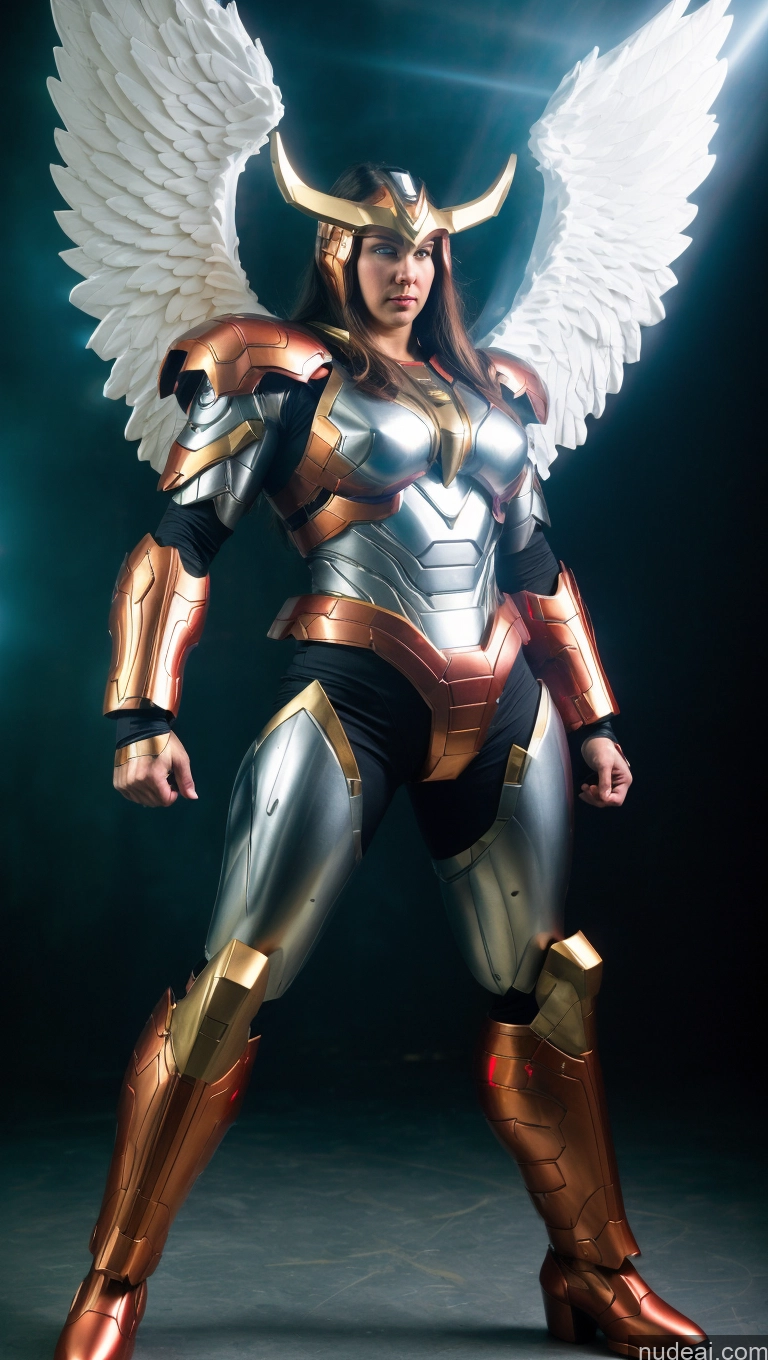 related ai porn images free for Bodybuilder Abs Superhero Angel Viking SSS: A-Mecha Musume A素体机娘 Powering Up Heat Vision Busty Science Fiction Style Dynamic View