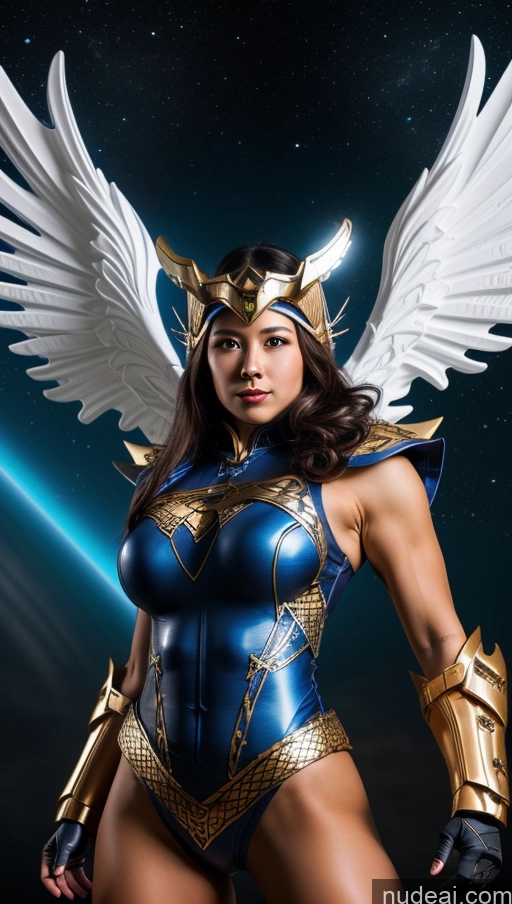 related ai porn images free for Bodybuilder Abs Superhero Angel Viking SSS: A-Mecha Musume A素体机娘 Heat Vision Busty Science Fiction Style Dynamic View Several Cosplay Muscular Powering Up China Dress Of Kisaki (Blue Archive) Space