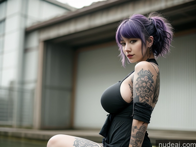 related ai porn images free for Two Busty Huge Boobs Beautiful Tattoos Big Ass Big Hips Short Perfect Body 18 Purple Hair Messy Skirt Tug Dress Tug Clothes Tug Gothic Punk Girl White