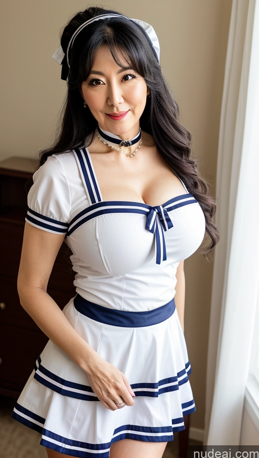 related ai porn images free for Milf Busty Beautiful Big Ass Big Hips Pubic Hair Fairer Skin Black Hair Cosplay 70s Korean Choker Maid Sailor Mini Skirt