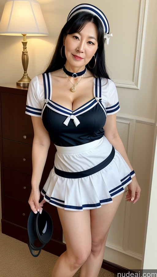 related ai porn images free for Milf Busty Beautiful Big Ass Big Hips Pubic Hair Fairer Skin Black Hair Cosplay 70s Korean Choker Maid Sailor Mini Skirt