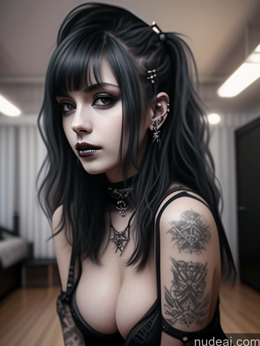 related ai porn images free for Busty Perfect Boobs Close-up View Gothic Punk Girl Model Perfect Body Beautiful 18 Black Hair Long Hair Russian Bedroom One