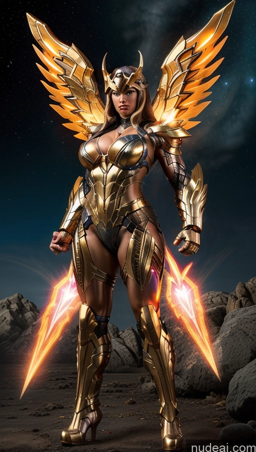 related ai porn images free for Bodybuilder Busty Several Muscular Abs Science Fiction Style Powering Up Superhero Persian Has Wings Dynamic View Heat Vision SSS: A-Mecha Musume A素体机娘